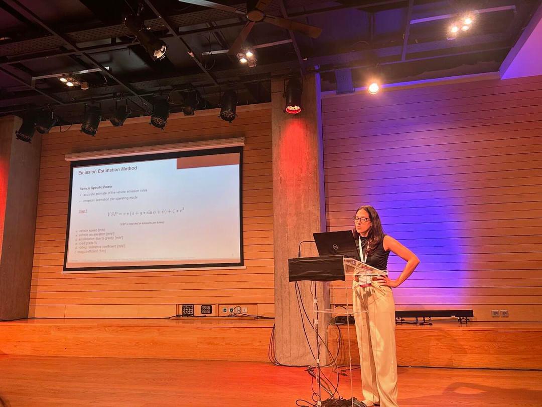 Efthymia Kostopoulou presenting at TRC-30 in Heraklion, Crete