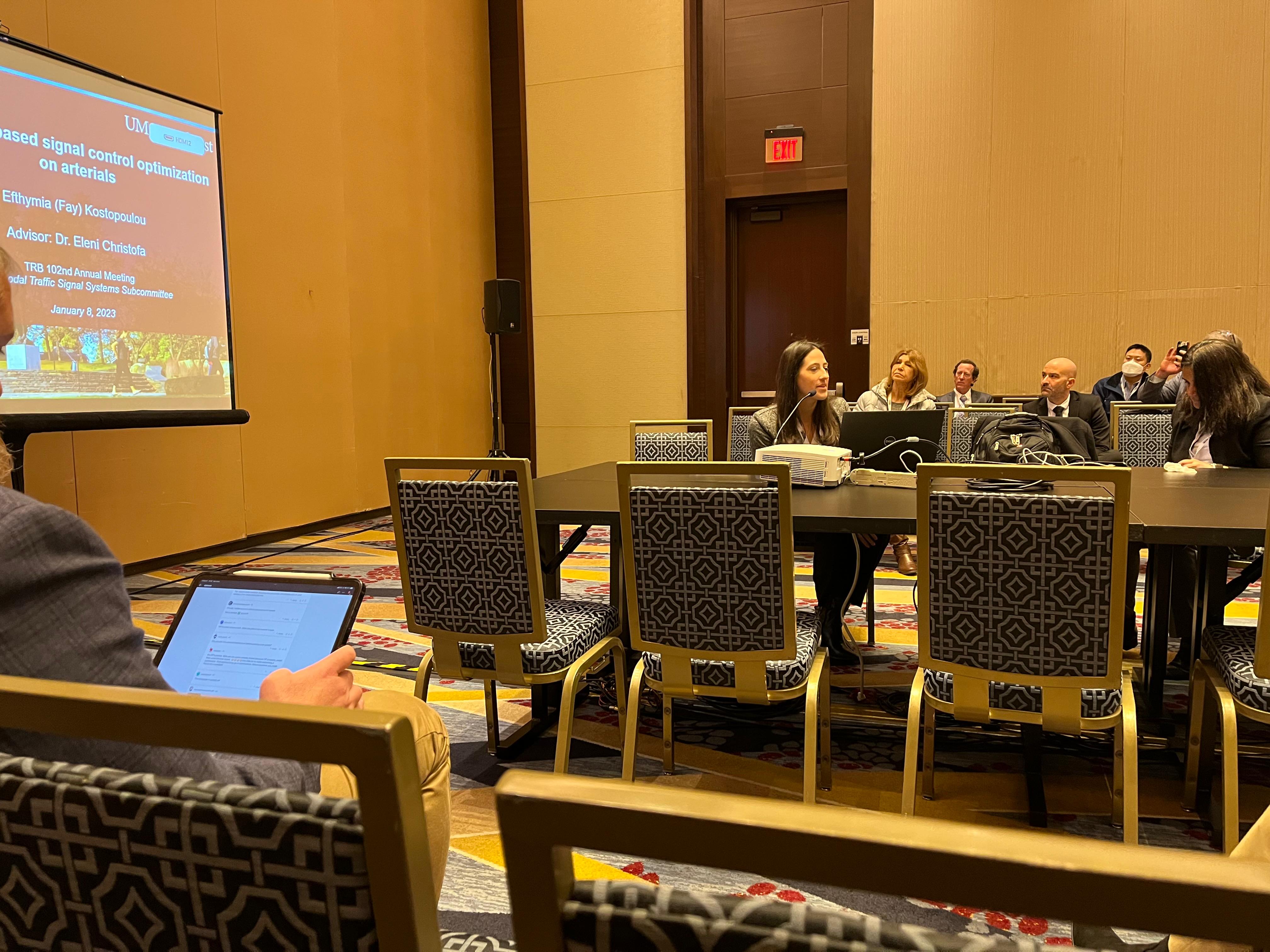 Invited talk at the Multimodal Traffic Signal Systems Subcommittee, TRBAM 2023